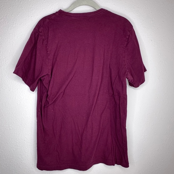 Nike Men's Sportswear Club Short Sleeve T-Shirt, Maroon, Size Medium - Picture 3 of 6